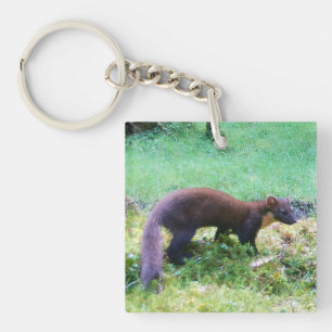 Mr Pine Marten Key Ring