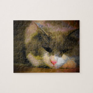 Mr. Pink is blue Or Your Photo Jigsaw Puzzle