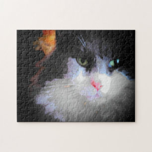 Mr. Pink the Cat Jigsaw Puzzle
