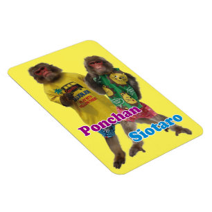 Mr.Ponchan and Siotaro magnet ぽんちゃん&しおたろうマグネット Magnet