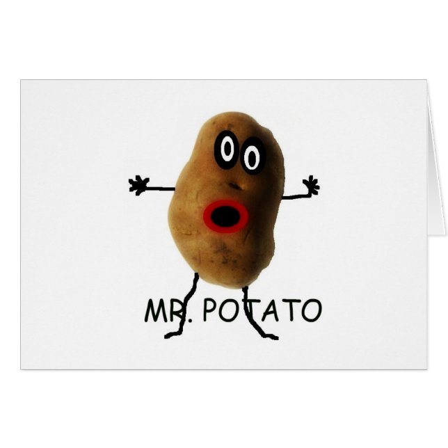Mr Potato Cartoon (Front Horizontal)