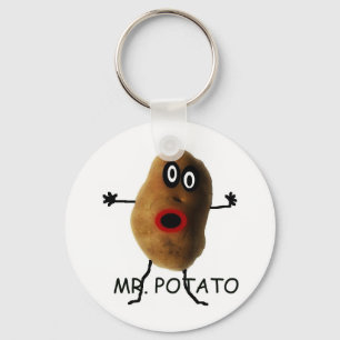 Mr Potato Cartoon Key Ring