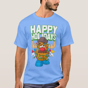 Mr Potato Head Christmas Happy Holidays Decorated T-Shirt