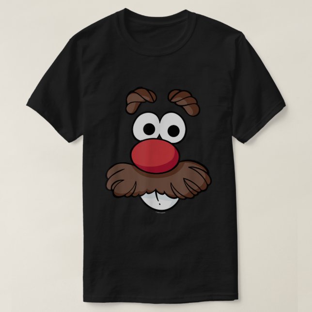 Mr Potato Head Halloween Big Face  T-Shirt (Design Front)