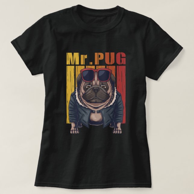 Mr. Pug T-Shirt (Design Front)