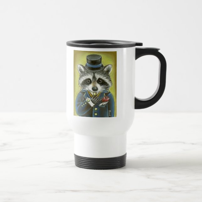 Mr Racoon Travel Mug (Right)