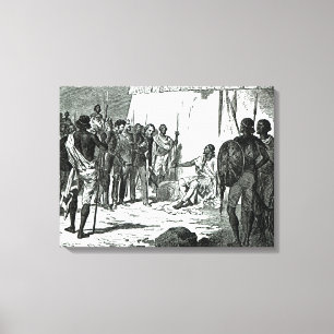 Mr.Rassam's interview with King Theodore Canvas Print