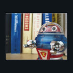 Mr. Robot Postcard<br><div class="desc">I love wind-up toys,  and as soon as I found this little one,  I knew I had to take a picture of it.</div>