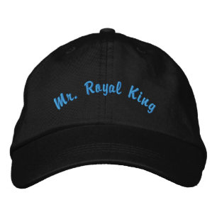 Mr Royal King Elegant Dark Theme-Hat Cool Vibe Embroidered Hat