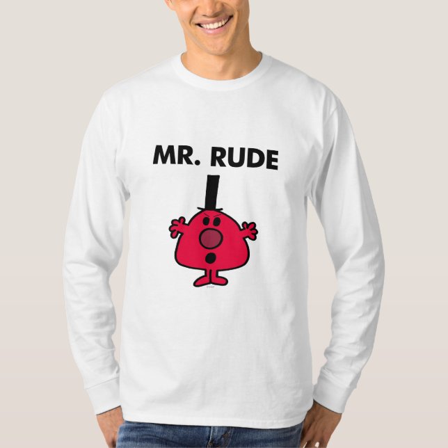 Mr. Rude | Red-Faced Anger T-Shirt (Front)