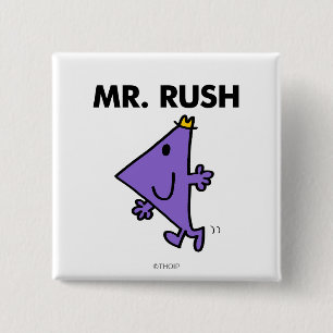 Mr. Rush Quick Pace 15 Cm Square Badge
