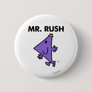 Mr. Rush Quick Pace 6 Cm Round Badge