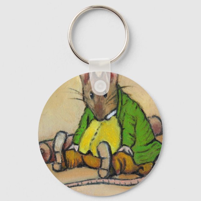 MR. SAMUEL WHISKERS, AFTER BEATRIX POTTER KEY RING (Front)