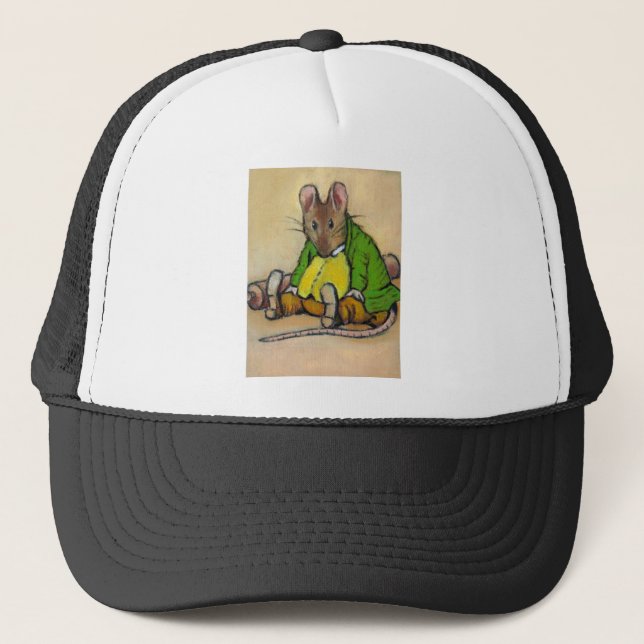 MR. SAMUEL WHISKERS, AFTER BEATRIX POTTER TRUCKER HAT (Front)