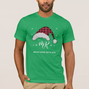Mr Santa Claus Christmas Couples Matching Pyjamas T-Shirt