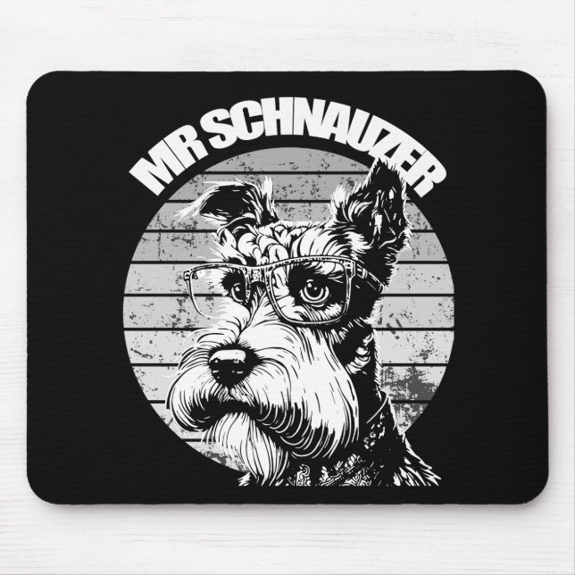 Mr Schnauzer Mouse Pad (Front)