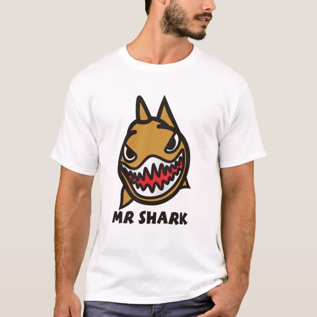 mr shark cool style t-shirt (Front)