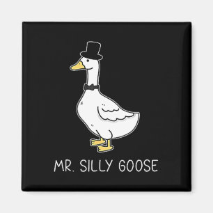 Mr Silly Goose Couple Matching Wedding Funny Men Magnet