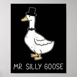 Mr. Silly Goose Couple Matching Wedding Funny Men  Poster