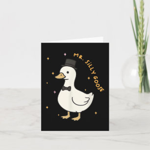 Mr Silly Goose Groom To Be Wedding Bride Groom Mat Card