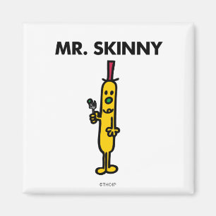 Mr. Skinny   Pea & Fork Magnet