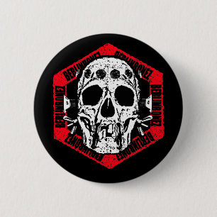 MR SKREWEY II 6 CM ROUND BADGE
