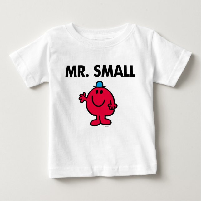 Mr. Small Waving Hello Baby T-Shirt (Front)