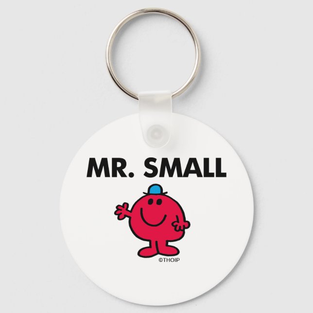 Mr. Small Waving Hello Key Ring (Front)