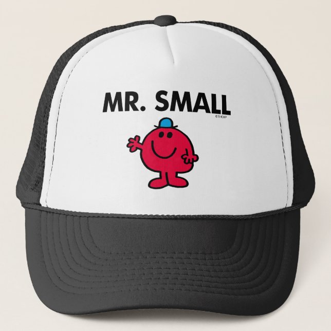 Mr. Small Waving Hello Trucker Hat (Front)