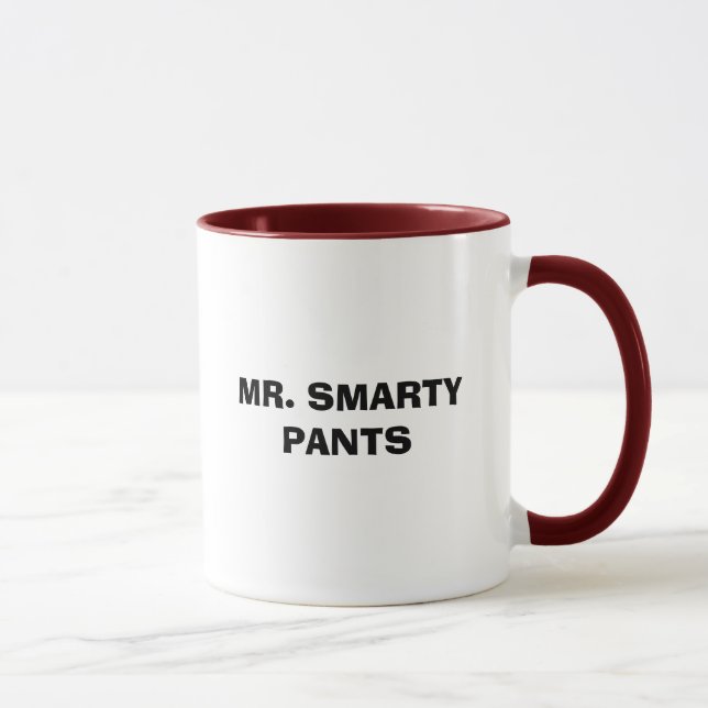 MR. SMARTY PANTS MUG (Right)
