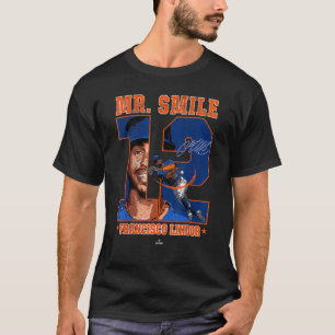 Mr. Smile Francisco Lindor Paquito New York MLBPA  T-Shirt