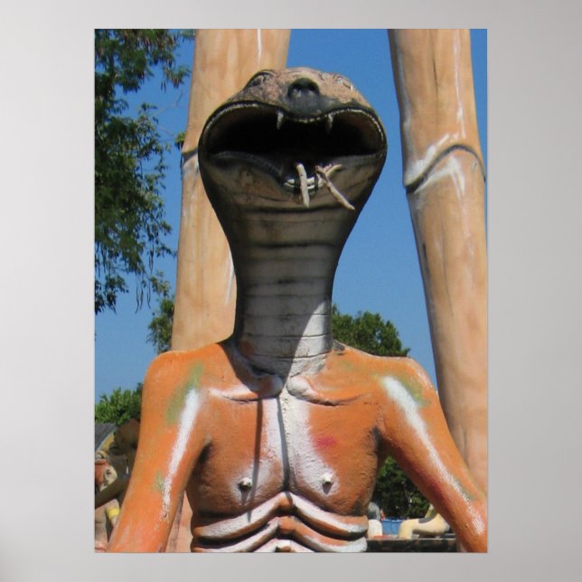 Mr Snake AKA Cobra Head ... Buddhist Hell Poster (Front)