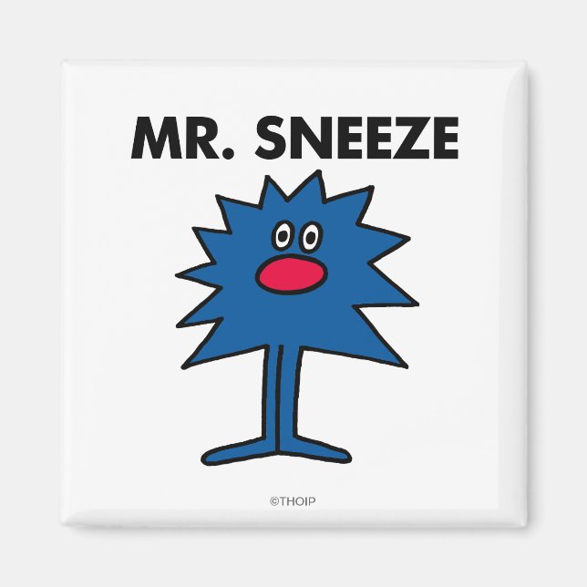 Mr. Sneeze | Jagged-Edged Body Magnet (Front)