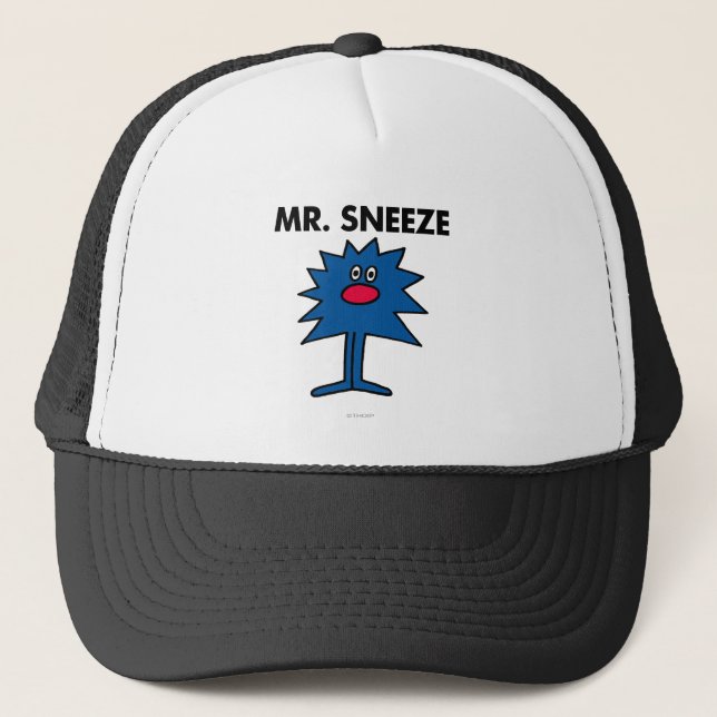 Mr. Sneeze | Jagged-Edged Body Trucker Hat (Front)