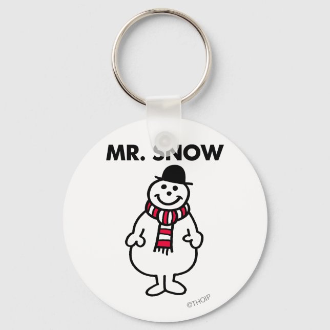 Mr. Snow | Classic Pose Key Ring (Front)