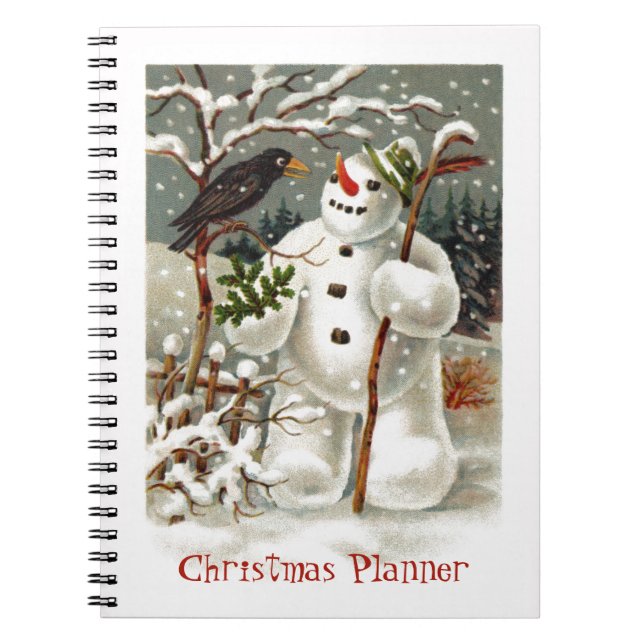 Mr. Snowman and Mr. Crow Notebook (Front)