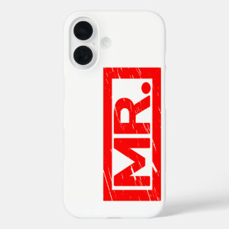 Mr. Stamp iPhone 16 Case