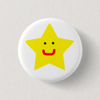 Mr Star 3 Cm Round Badge