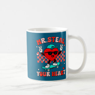 Mr Steal Your Heart For Boys Toddlers Valentine's  Coffee Mug