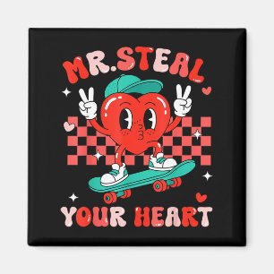 Mr Steal Your Heart For Boys Toddlers Valentines D Magnet