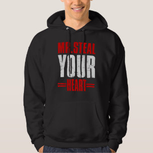 Mr Steal Your Heart For Boys Toddlers Valentine's Hoodie