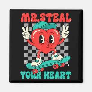 Mr Steal Your Heart For Boys Toddlers Valentine's  Magnet