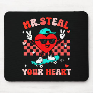 Mr Steal Your Heart For Boys Toddlers Valentine's  Mouse Pad