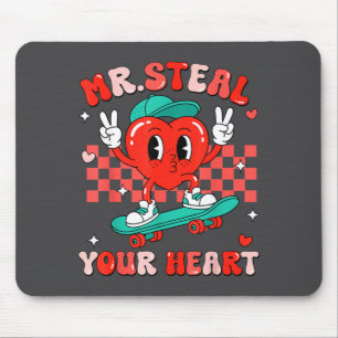 Mr Steal Your Heart For Boys Toddlers Valentine's  Mouse Pad