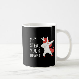 Mr Steal Your Heart Valentines Day V Day Boys Unic Coffee Mug