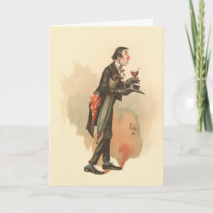Mr. Stiggins by Kyd - Dickens' The Pickwick Papers Card