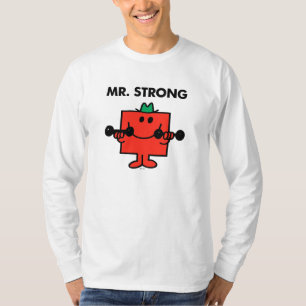 Mr. Strong Lifting Weights T-Shirt