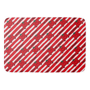 Mr Strong   Red Stripes Pattern Bath Mat