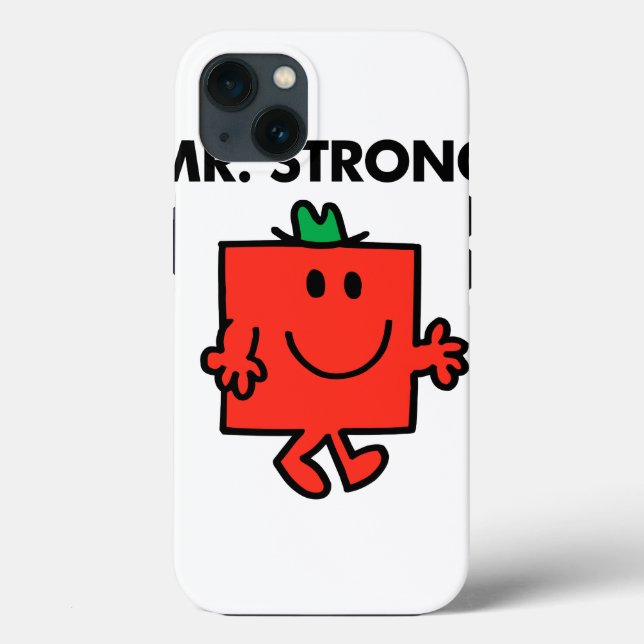 Mr. Strong Waving Hello Case-Mate iPhone Case (Back)