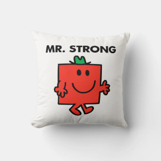 Mr. Strong Waving Hello Cushion